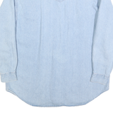 ANCHOR BLUES Womens Blue Denim Shirt L Casual Western Style Long Sleeve Button
