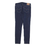 LEVI'S 711 Womens Slim Blue Denim Regular Slim Skinny W28 L30 Stretch Cotton