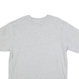 CARHARTT Mens Grey L Cotton Blend T-Shirt Short Sleeve Crew Neck Logo Print