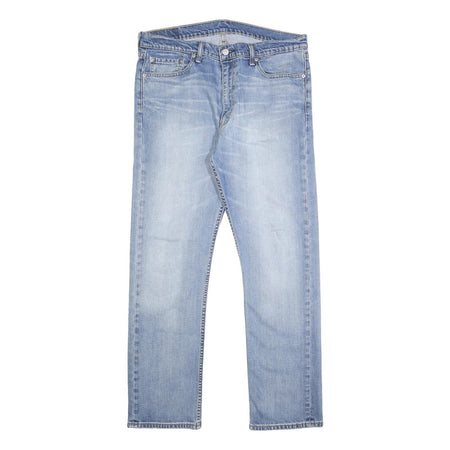 LEVI'S 513 Mens Slim Jeans Blue Denim W36 L32 Classic Cotton Blend Zip