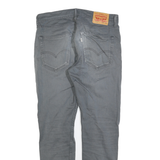 LEVI'S 512 Mens Slim Tapered Denim Medium W32 L32 Blue Jeans Zip Closure