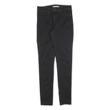 LEVI'S 311 Womens Jeans Black Slim Skinny Denim Medium W28 L32 Stretch Zip