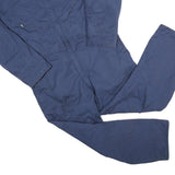 WALLS Mens Blue Cotton Blend Dungarees Regular Fit XL W44 L30 Workwear Zip