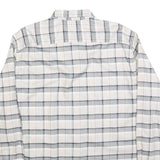 TOMMY HILFIGER Mens Beige & Grey Check Shirt 2XL Cotton Blend Long Sleeve