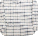 TOMMY HILFIGER Mens Beige & Grey Check Shirt 2XL Cotton Blend Long Sleeve