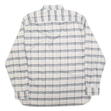 TOMMY HILFIGER Mens Beige & Grey Check Shirt 2XL Cotton Blend Long Sleeve