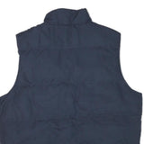 ST JOHNS BAY Mens Navy Blue Puffer Jacket L Polyester Blend Zip Sleeveless