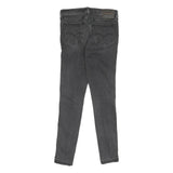 LEVI'S Line 8 Womens Jeans Grey Regular Skinny Denim Raw W29 L32 Classic Fit