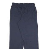 CHAMPION Mens Joggers Navy Blue Relaxed Tapered L W30 L32 Cotton Blend