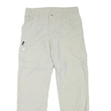 COLUMBIA Womens Regular Beige Polyester Blend Zip Trousers W31 L30 Outdoor