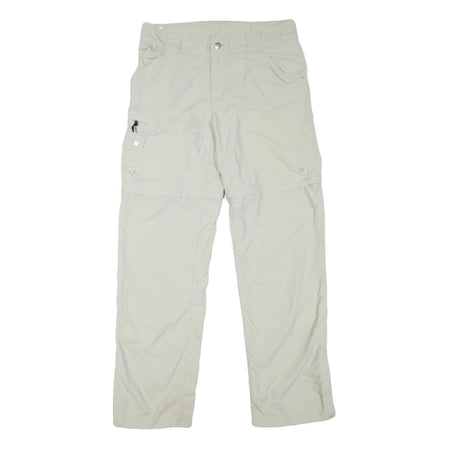COLUMBIA Womens Regular Beige Polyester Blend Zip Trousers W31 L30 Outdoor