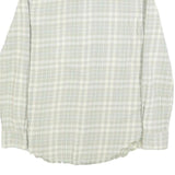 POLO RALPH LAUREN Mens Beige & White Checked Shirt XS Casual Cotton Blend Long