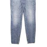 MISS SIXTY Womens Blue Slim Skinny Denim Medium Cotton Blend W30 L29 Zip Jeans
