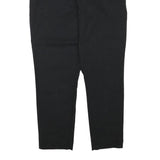HOLLISTER Womens Cotton Blend Black Slim Trousers W28 L24 Stylish Casual Zip