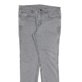 LEVI'S 511 Slim Mens Jeans Grey Slim Skinny Denim Medium W32 L32 Zip