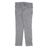 LEVI'S 511 Slim Mens Jeans Grey Slim Skinny Denim Medium W32 L32 Zip