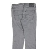 LEVI'S 511 Slim Mens Jeans Grey Slim Skinny Denim Medium W32 L32 Zip