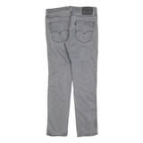 LEVI'S 511 Slim Mens Jeans Grey Slim Skinny Denim Medium W32 L32 Zip