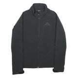 KAPPA Womens Black Jacket S Polyester Blend Plain Zip Athletic Sport Casual