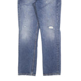 LEVI'S 511 Slim Mens Jeans Blue Slim Straight Denim Medium W34 L32 Slim Fit Zip