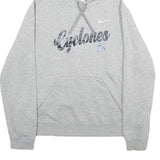NIKE Mens Grey Hooded Pullover XL Cyclones Hoodie Sportswear Casual