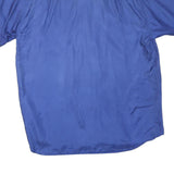 D FOR DIRECT Mens Blue Shirt L Polyester Short Sleeve Button Down Pocket