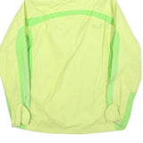 JACK WOLFSKIN Womens Yellow & Green Outdoor Jacket L Polyester Blend Zip Hooded