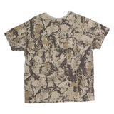 LEVI'S Mens Beige & Brown Graphic T-Shirt M Short Sleeve Crew Neck Cotton