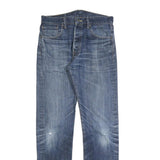 LEVI'S 501 Mens Jeans Blue Regular Straight Denim Medium W32 L34 Classic Button
