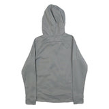 ADIDAS Mens Grey Portland Timbers Football Hoodie S Zip-Up Sportswear