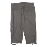 UNION BAY Womens Grey Casual Cargo Cotton Blend Shorts L W31 Pocketed