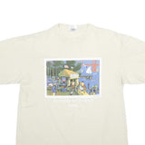 ONEITA Mens Cream Sausalito Art Festival 1996 Graphic T-Shirt L Short Sleeve