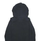 NIKE Womens Black Hoodie S Cotton Blend Pullover Hooded Sweatshirt