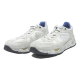 PREMIATA Leather Synthetic Mens Low Top Trainers White UK 9 Printed Sole