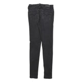 LEVI'S 710 Womens Black Slim Skinny Denim Medium W26 L30 Stretch Cotton Blend