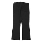 S MAX MARA Womens Black Regular Fit Straight Trousers W27 L25 Smart Casual