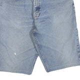 WRANGLER Mens Denim Blue Casual Shorts L W36 Cotton Blend Relaxed Fit