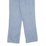 Mens Regular Fit Light Blue Denim Cotton Jeans W30 L32 Casual Straight Leg Zip