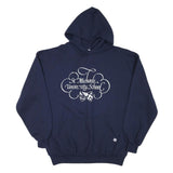 RUSSELL ATHLETIC Mens Navy St Michaels University School Hoodie XL Cotton Blend