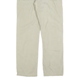 CARHARTT Mens Relaxed Beige Cotton Blend Zip Trousers W37 L34 Workwear Utility