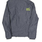 SUPERDRY Mens Grey & Lime Hooded Zip Jacket S Polyester Blend Casual