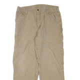 CARHARTT Mens Jeans Beige Regular Relaxed Cotton Blend W40 L34 Workwear Utility