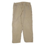 CARHARTT Mens Jeans Beige Regular Relaxed Cotton Blend W40 L34 Workwear Utility