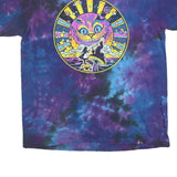 LIQUID BLUE Mens Blue & Purple Tie Dye T-Shirt XL Short Sleeve Crew Neck