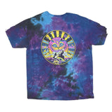 LIQUID BLUE Mens Blue & Purple Tie Dye T-Shirt XL Short Sleeve Crew Neck