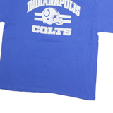 GILDAN Womens Blue Indianapolis Colts T-Shirt XL Short Sleeve Crew Neck NFL