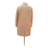 PLUCO Mens Beige Classic Cotton Blend Jacket L Button Closure Plain Elegant