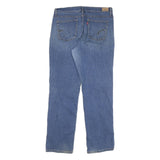 LEVI'S 512 Tapered Womens Jeans Blue Slim Denim Medium W32 L31