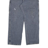 DICKIES Mens Relaxed Blue Denim Jeans W40 L32 Workwear Casual Zip Closure