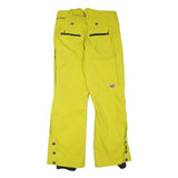 COLUMBIA Lined Womens Polyester Blend Yellow Relaxed Trousers W32 L30 Outdoor